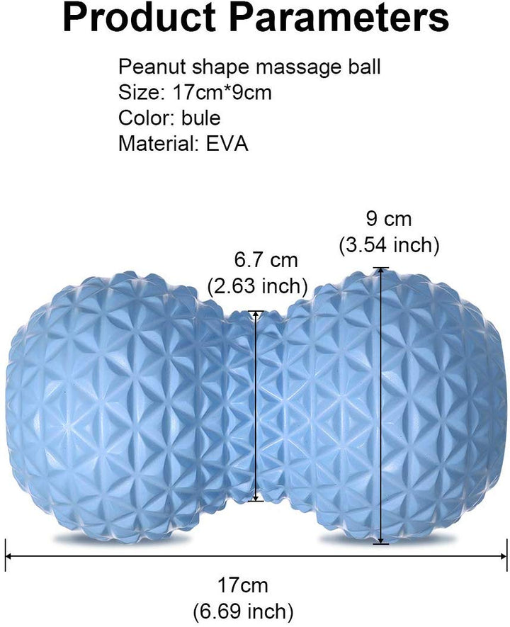 EVA Peanut Shaped Massage Ball - Blue Force Sports