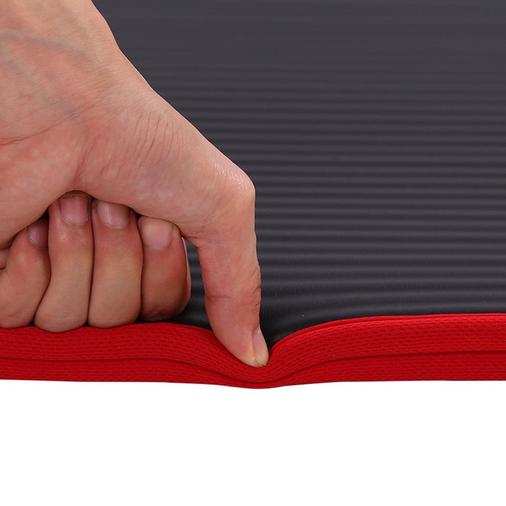 10 mm Durable Yoga Mat - Blue Force Sports