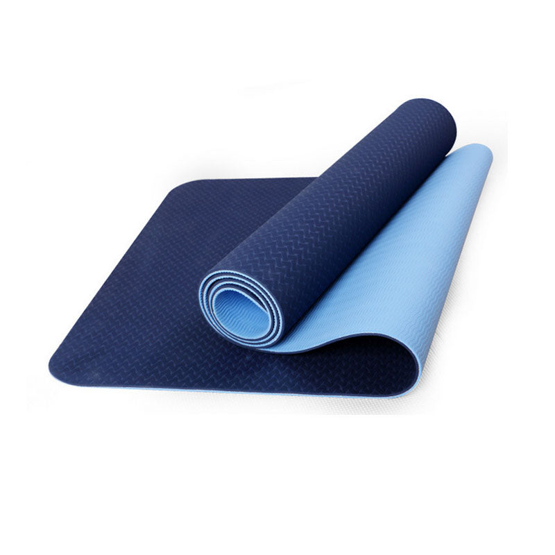 Colorful Thick Non-slip Fitness Mat - Blue Force Sports