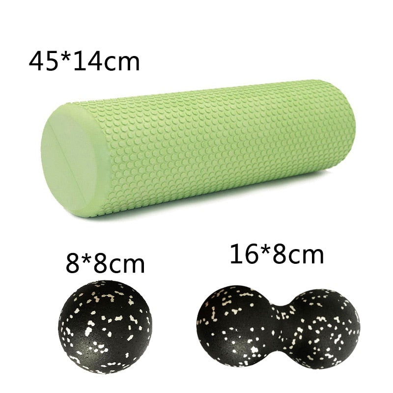 Yoga Massage Foam Roller - Blue Force Sports