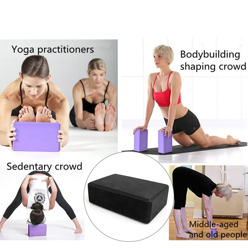 Colorful Foam EVA Yoga Block - Blue Force Sports