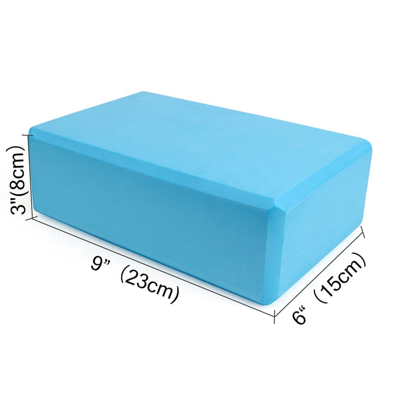 Colorful Foam EVA Yoga Block - Blue Force Sports
