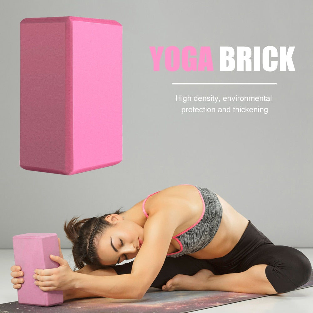 Portable Yoga Foam Block - Blue Force Sports