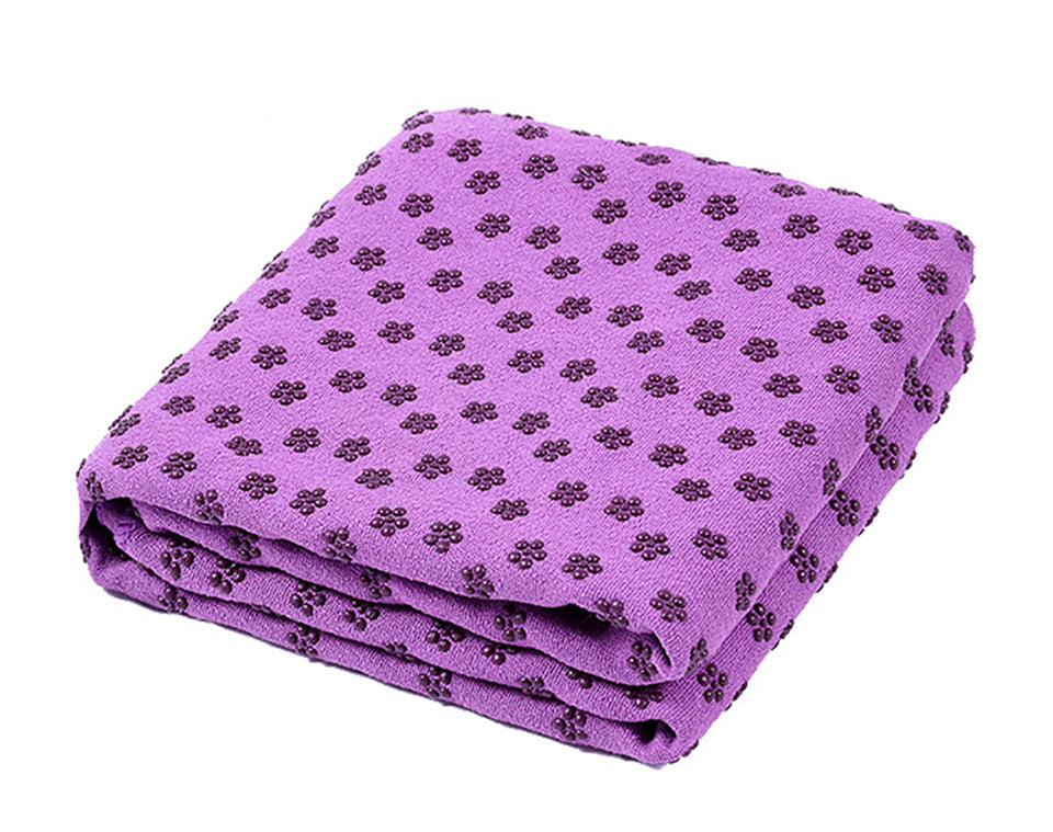 Anti-Slip Microfiber Yoga Mat Towel - Blue Force Sports