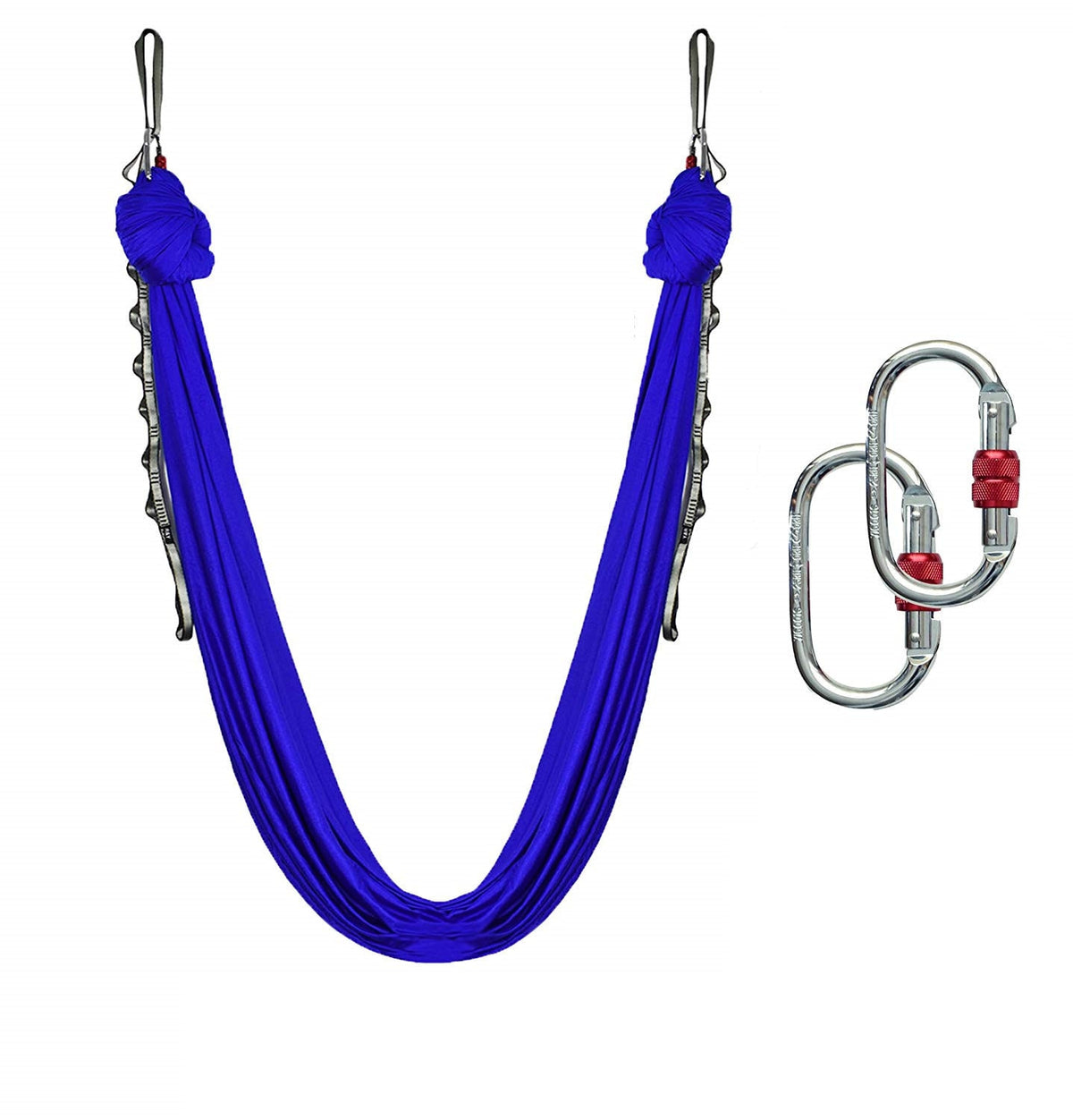 Solid Color Yoga Flying Hammock - Blue Force Sports