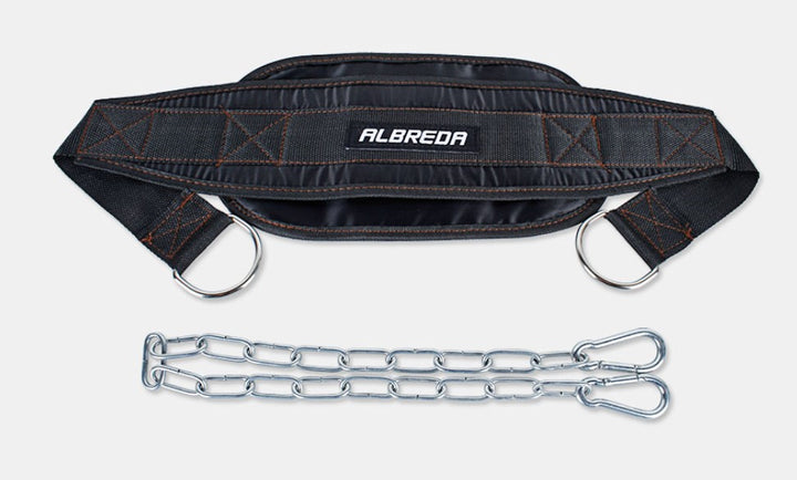 Weight Lifting Belt with Chain - Blue Force Sports