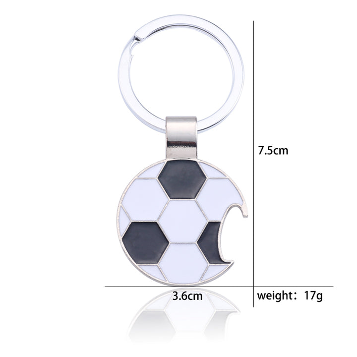 Football Key Chain with Bottle Opener - Blue Force Sports