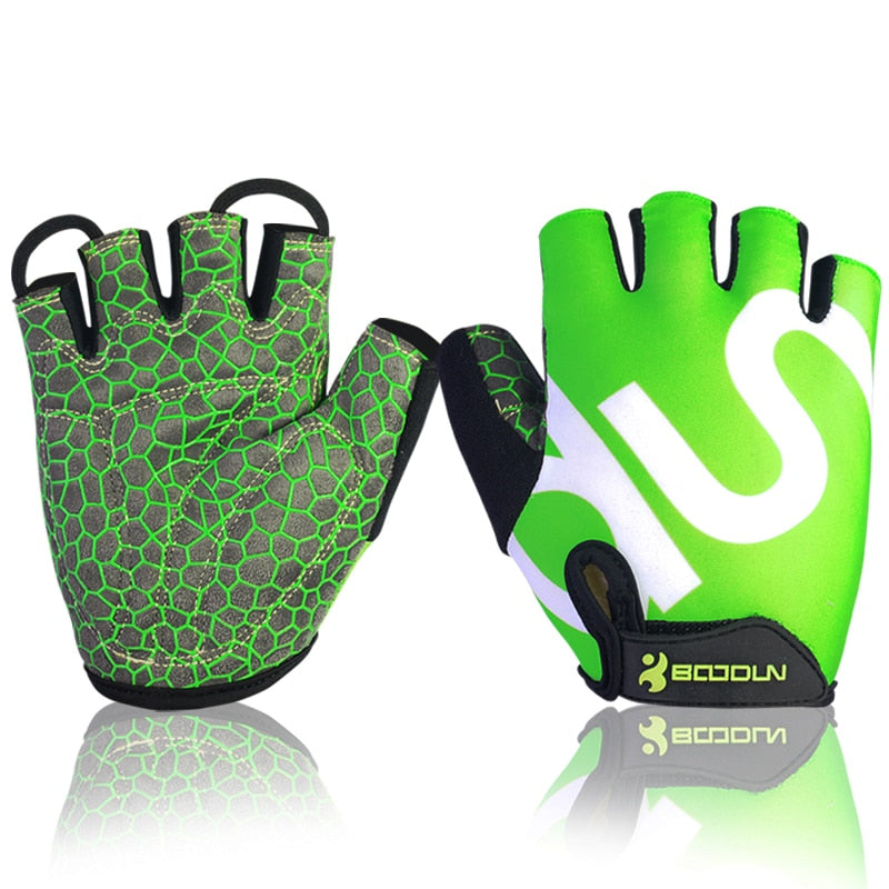 Cracks Print Sports Gloves - Blue Force Sports