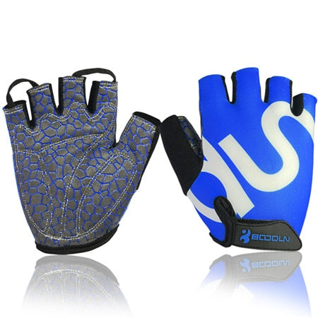 Cracks Print Sports Gloves - Blue Force Sports