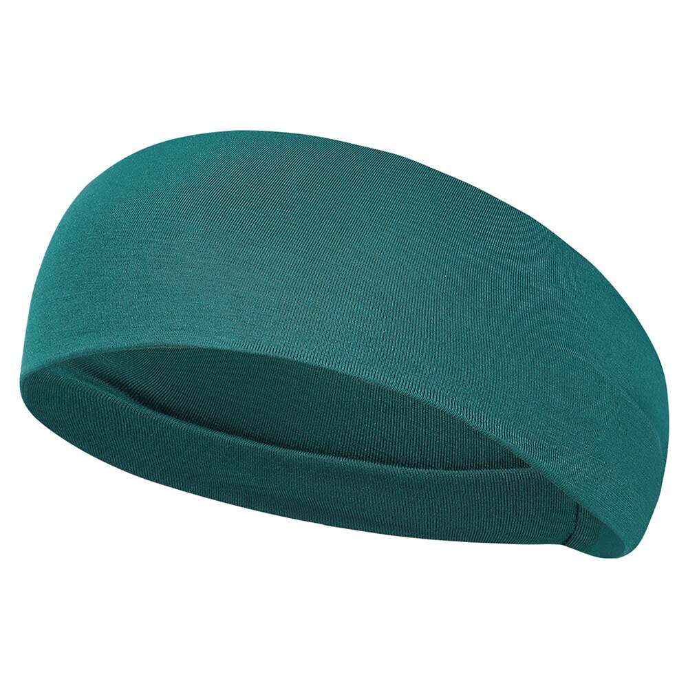Solid Color Wide Sports Headband - Blue Force Sports