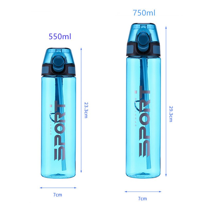 Leak-Proof Sports Water Bottle - Blue Force Sports