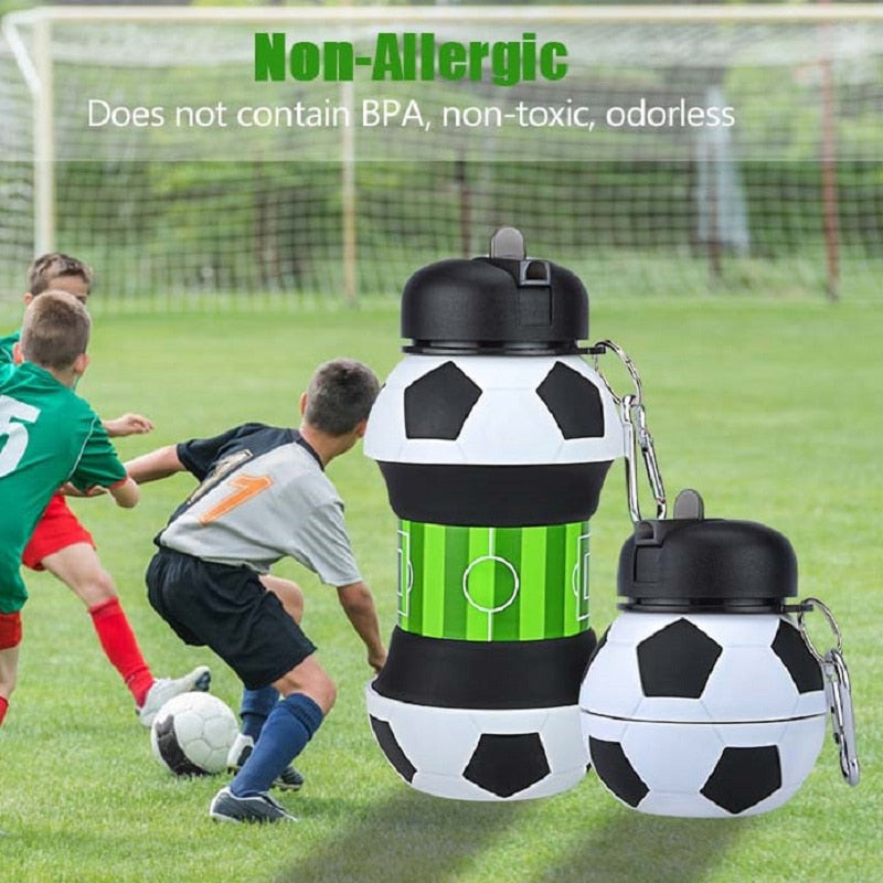 Ball Design Water Bottle - Blue Force Sports
