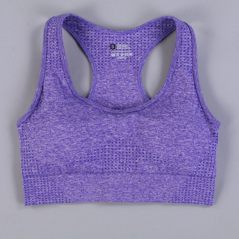 Women's Seamless Workout Top - Blue Force Sports