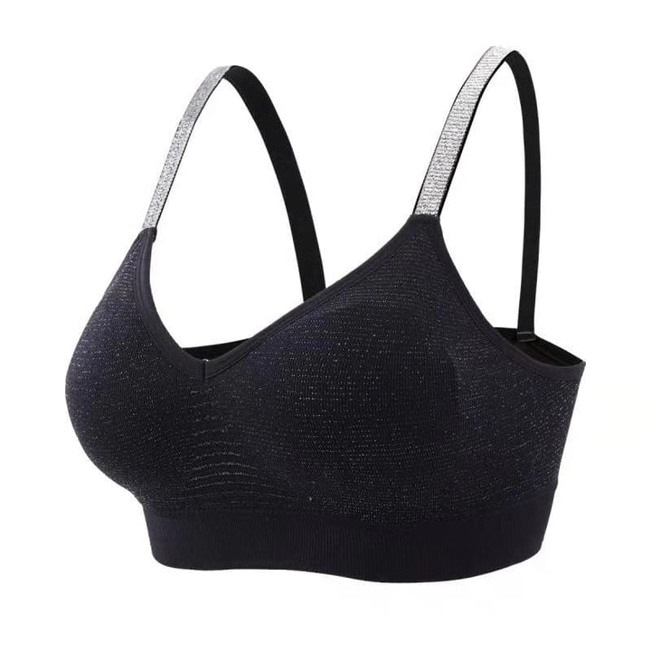 Quick Dry Padded Seamless Sport Bra for Women - Blue Force Sports