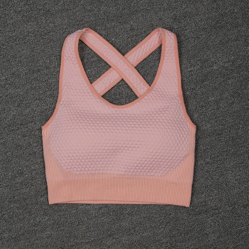Women's Crop Top And Push Up Leggings - Blue Force Sports