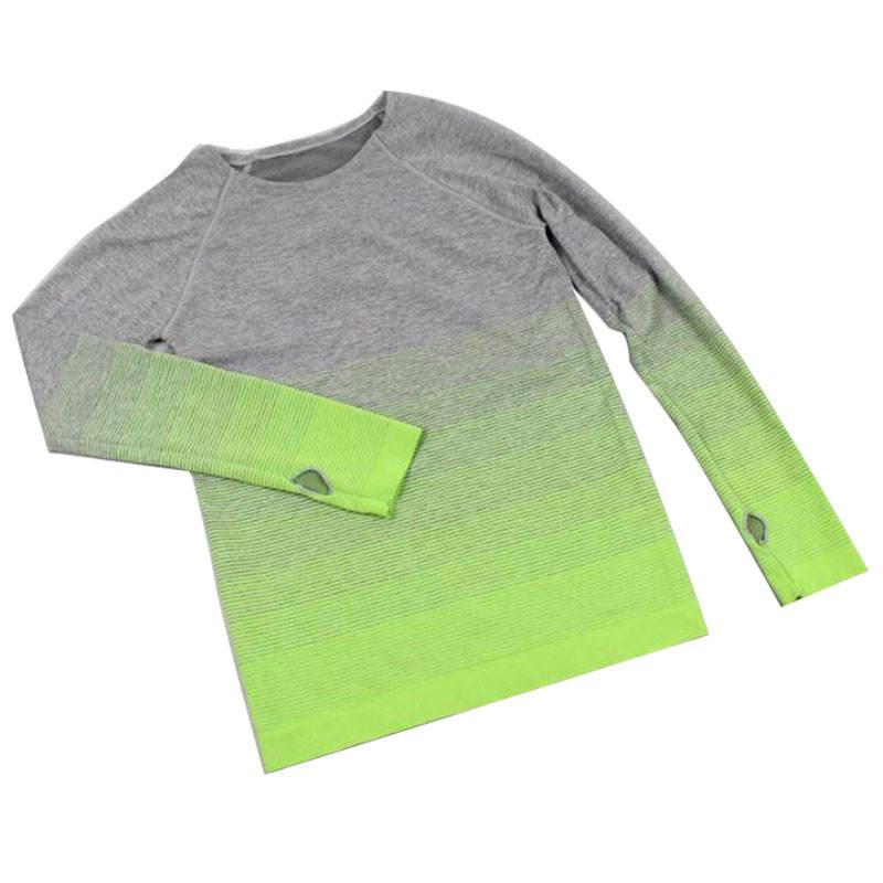 Women's Breathable Gradient Quick Dry Top - Blue Force Sports