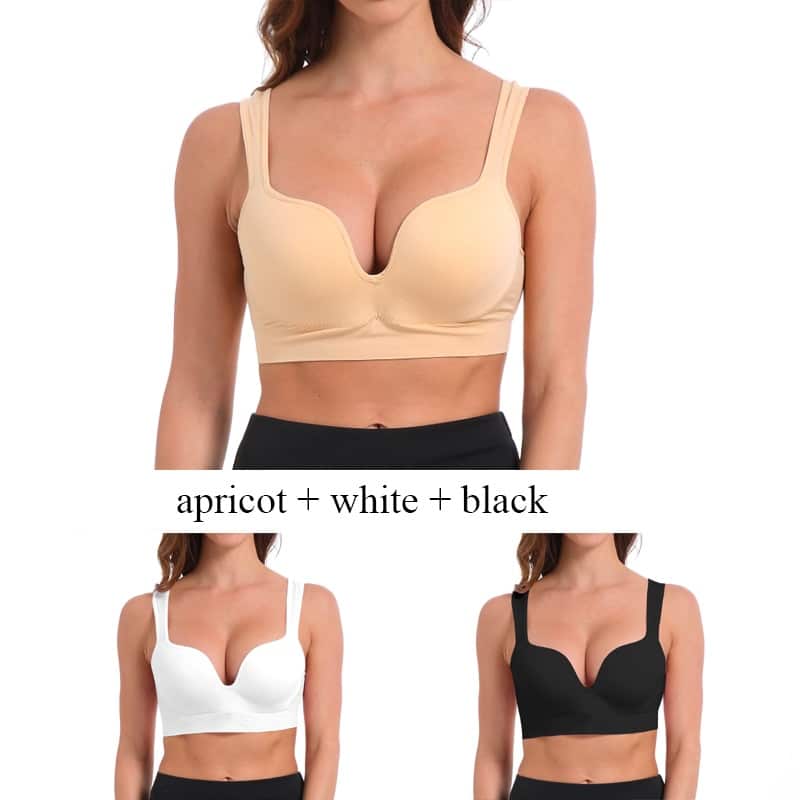Women's Yoga Wireles Seamless Push Up Bra - Blue Force Sports
