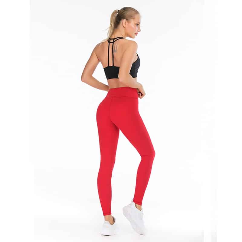 Women's Push Up Plain Leggings - Blue Force Sports