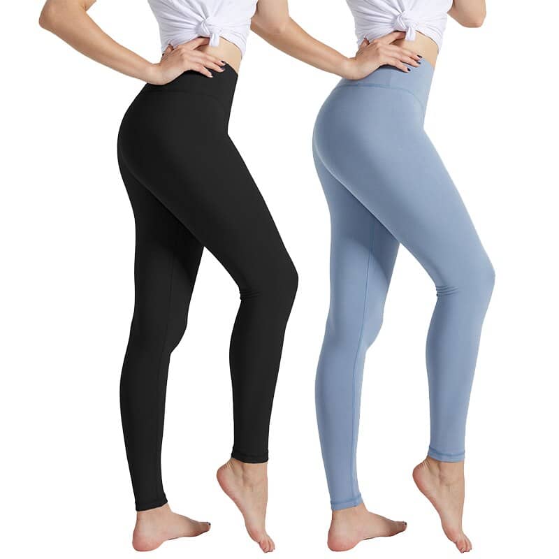 Women's Push Up Plain Leggings - Blue Force Sports
