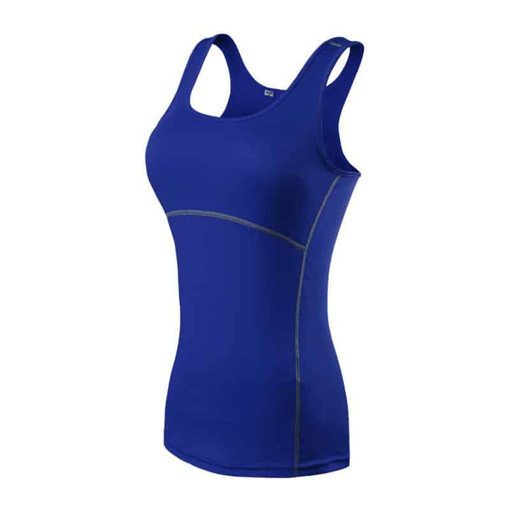 Sports Elastic Breathable Women's Tank Top - Blue Force Sports