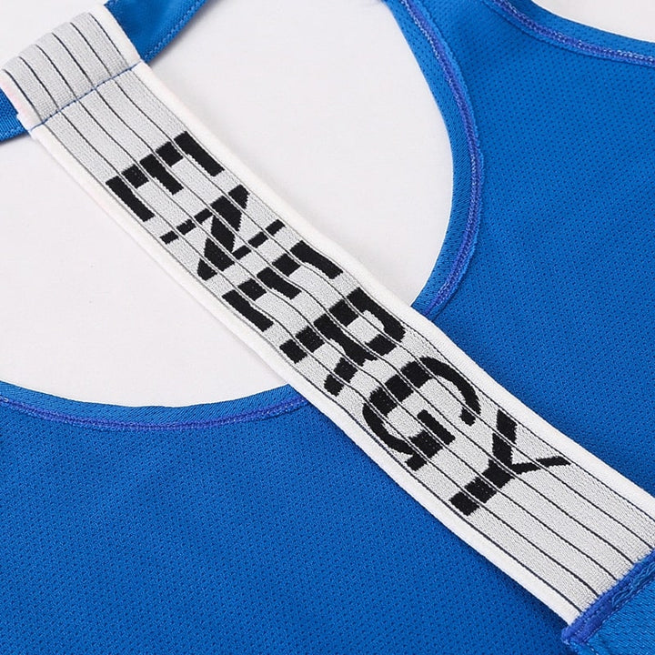 Women's Fitness Sleeveless T-Shirt - Blue Force Sports