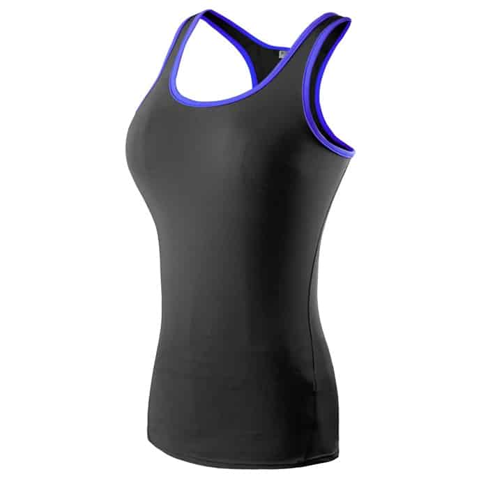 Women's Fitness Sleeveless T-Shirt - Blue Force Sports