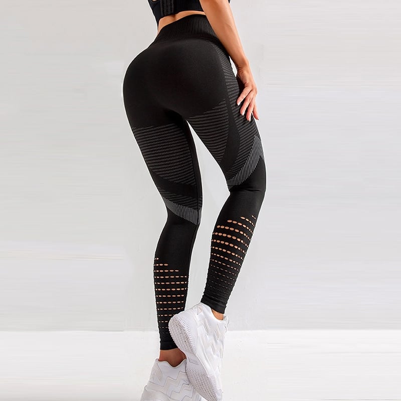 High Waist Push Up Leggings for Women - Blue Force Sports