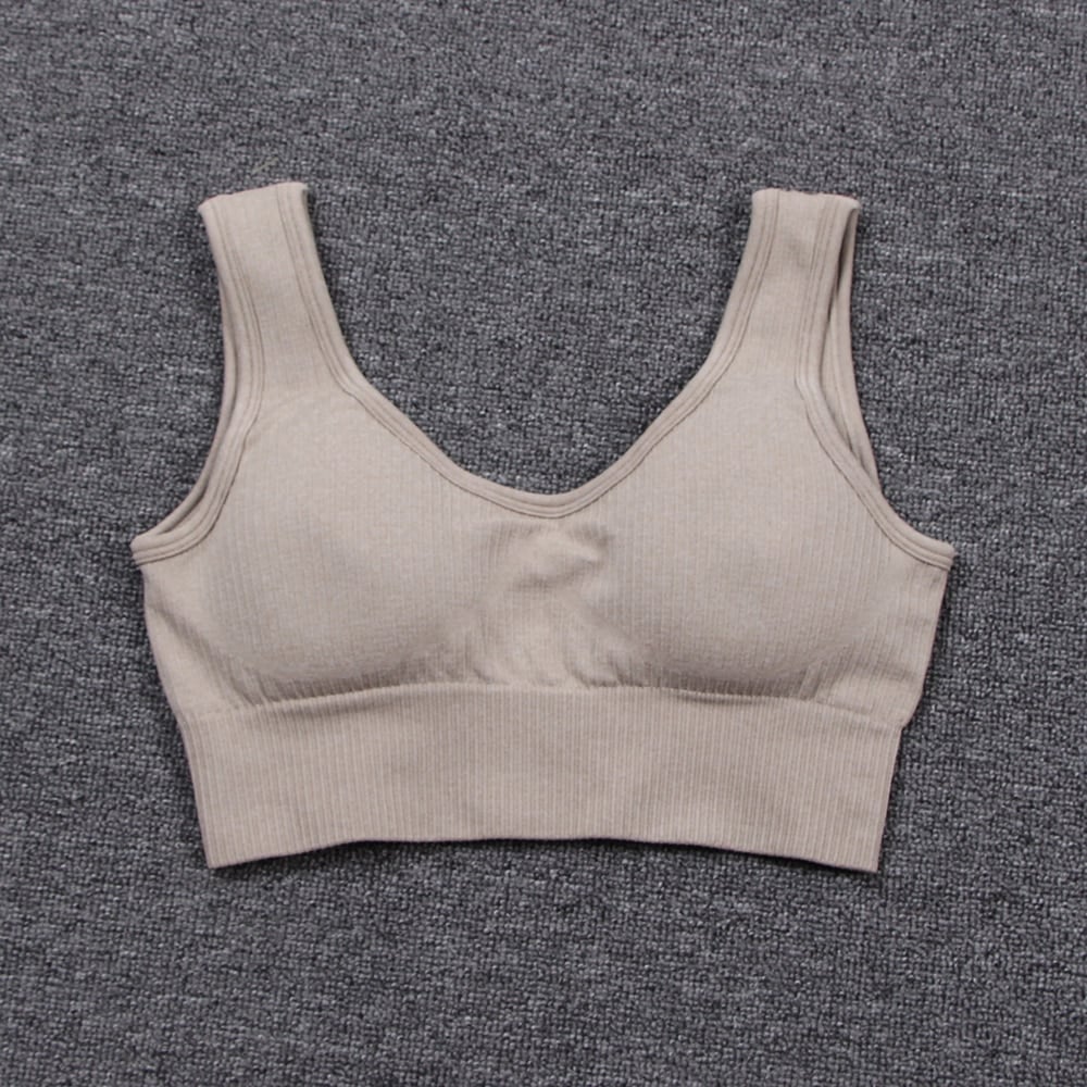 Women's Seamless Ribbed Yoga Set - Blue Force Sports