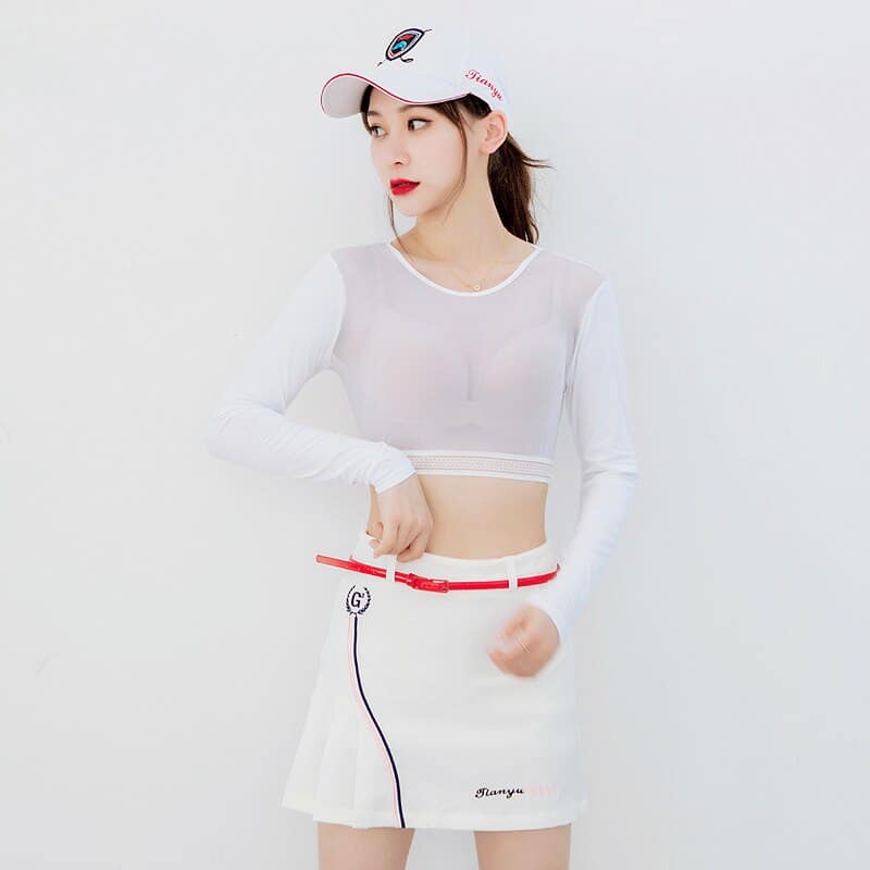 Women's Sports Cropped Long Sleeve - Blue Force Sports