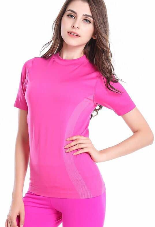 Women's Quick Dry Nylon T-Shirt - Blue Force Sports