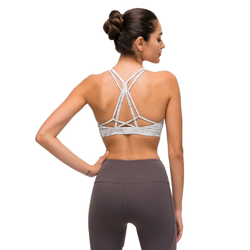 Women's Fitness Yoga Bra - Blue Force Sports