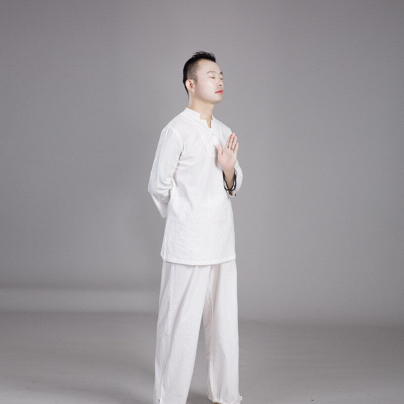 Cotton and Linen Tai Chi Set - Blue Force Sports