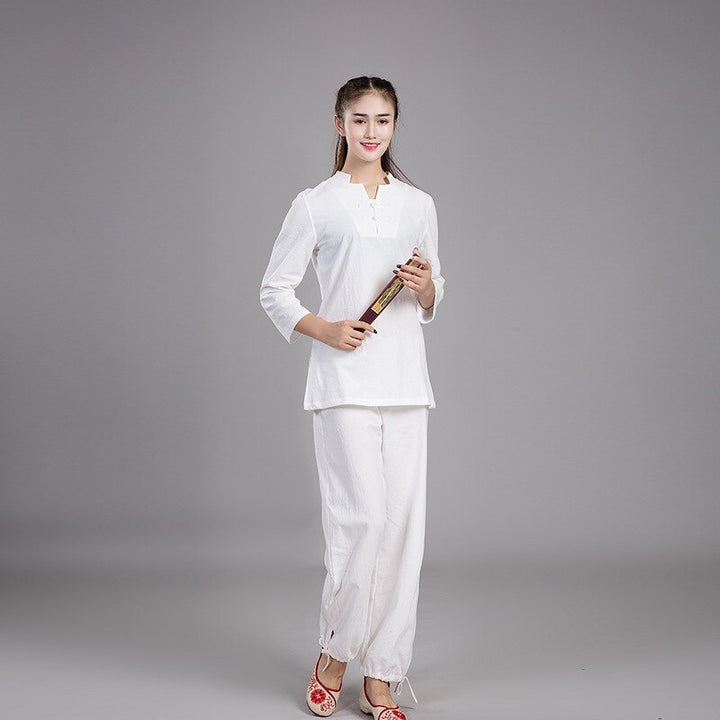 Cotton and Linen Tai Chi Set - Blue Force Sports