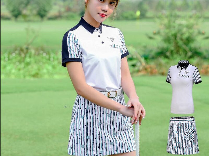 Women's Apparel Golf Sportswear with Skirt - Blue Force Sports