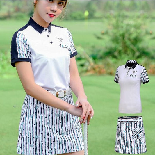 Women's Apparel Golf Sportswear with Skirt - Blue Force Sports