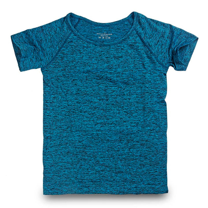 Women's Noise Pattern Quick Dry Sports Top - Blue Force Sports