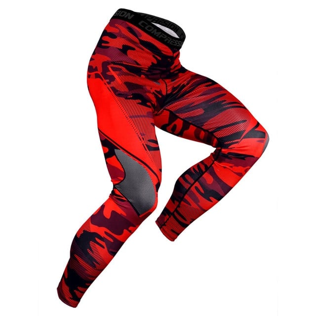 Men's Compression Quick Dry Pants - Blue Force Sports