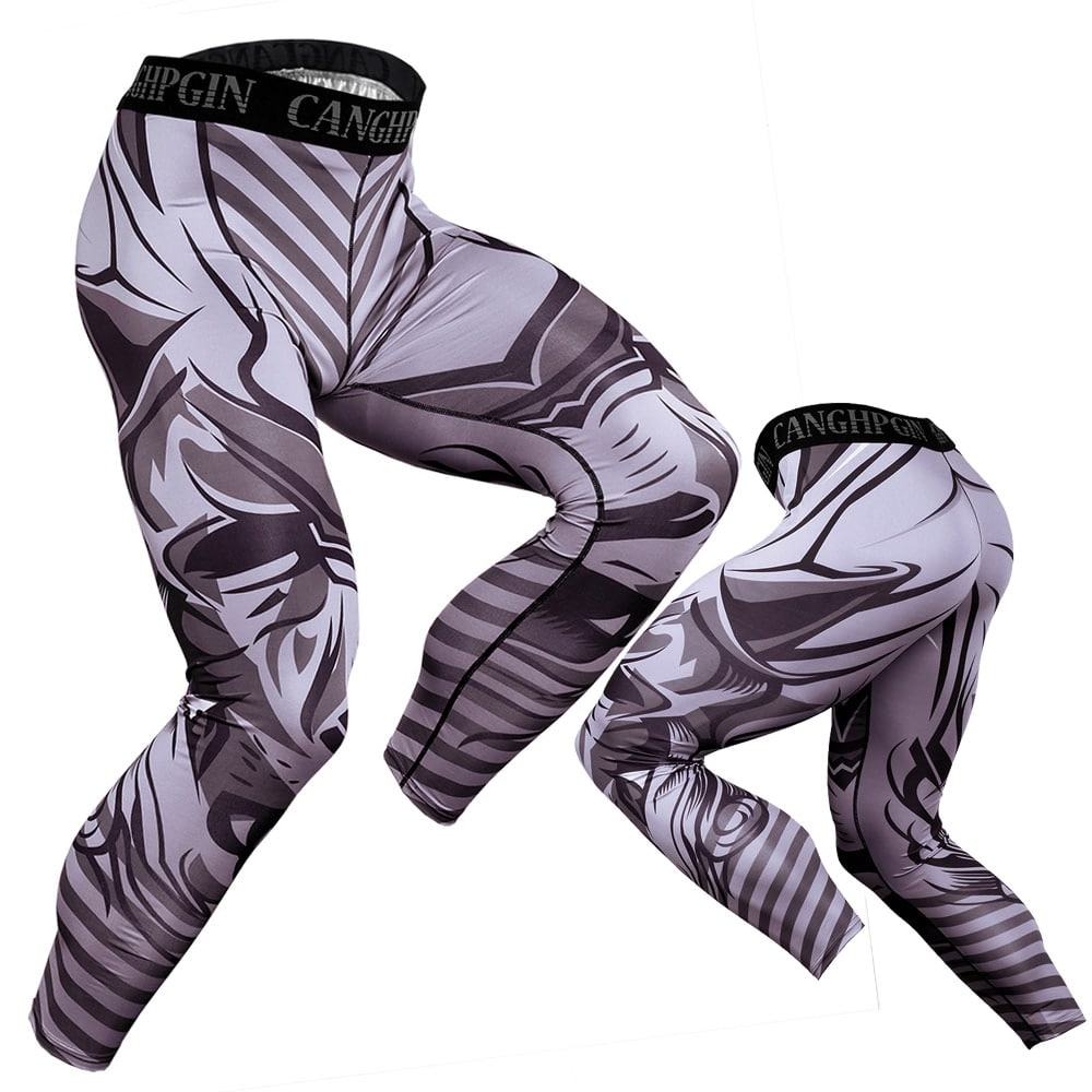 Men's Compression Quick Dry Pants - Blue Force Sports