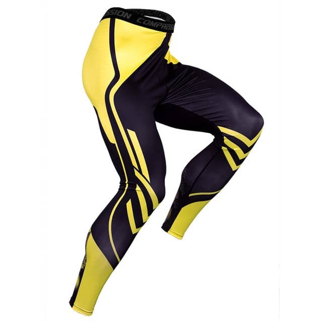 Men's Compression Quick Dry Pants - Blue Force Sports
