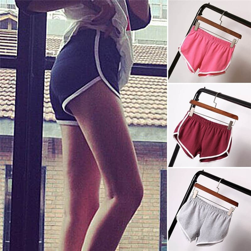 Women's Mid Waist Shorts for Workout - Blue Force Sports