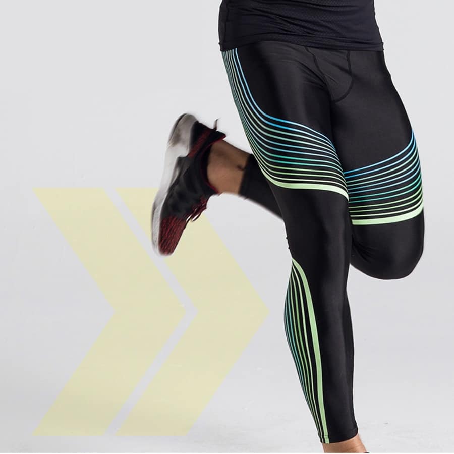 Сompression Training Pants for Men - Blue Force Sports
