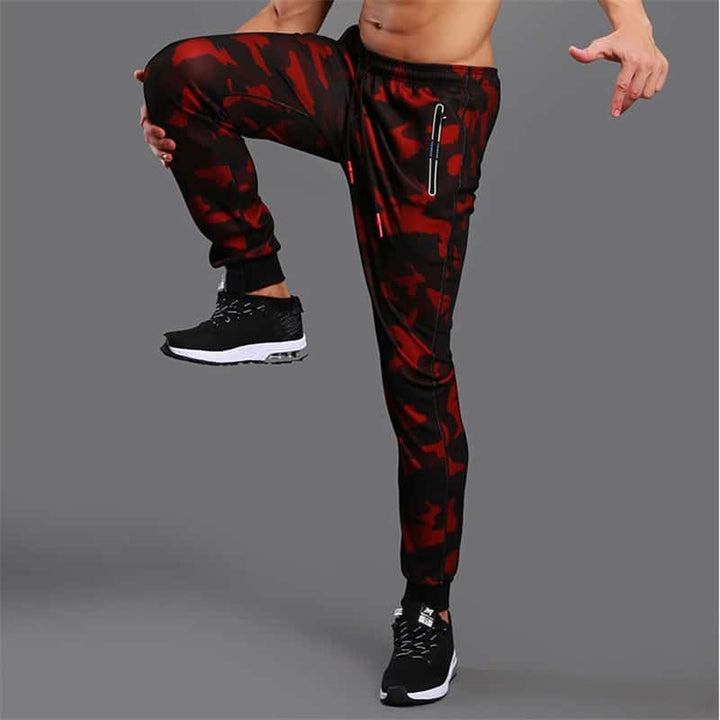 Men's Camouflage Printed Jogging Pants - Blue Force Sports