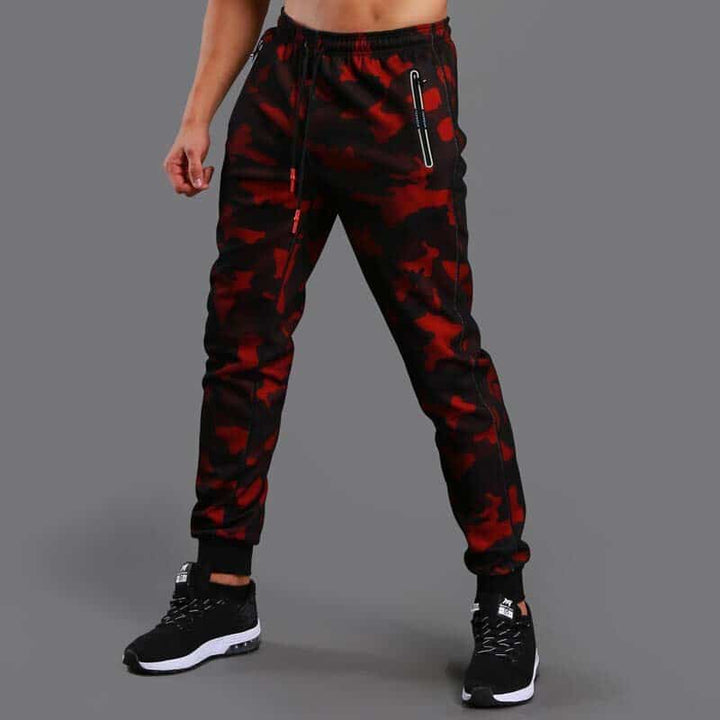 Men's Camouflage Printed Jogging Pants - Blue Force Sports