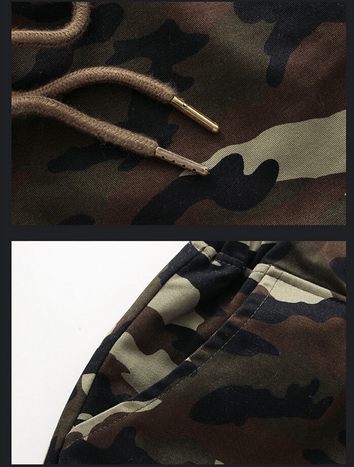 Jogger Pants for Men with Camouflage Prints - Blue Force Sports