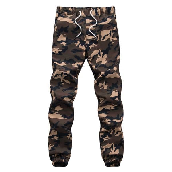 Jogger Pants for Men with Camouflage Prints - Blue Force Sports