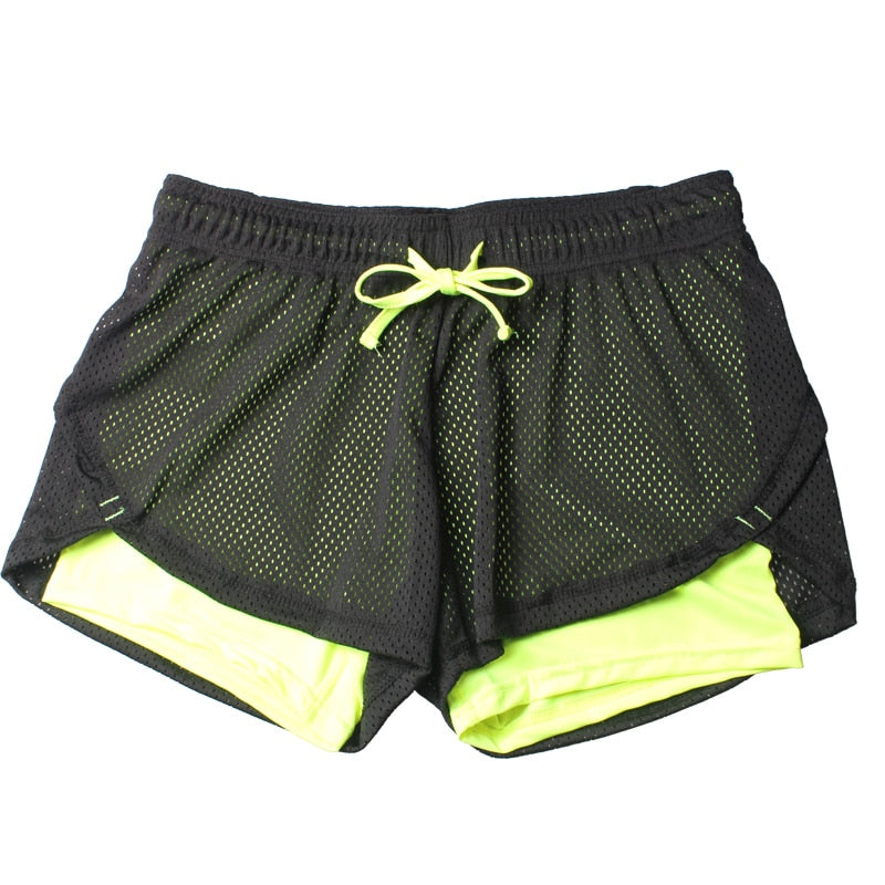 Women's Breathable Fitness Shorts - Blue Force Sports