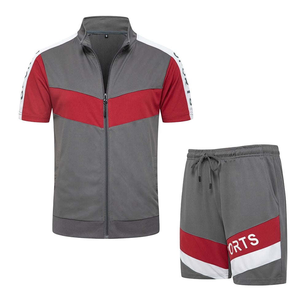 Men's Zipper Loose Sportsuit - Blue Force Sports