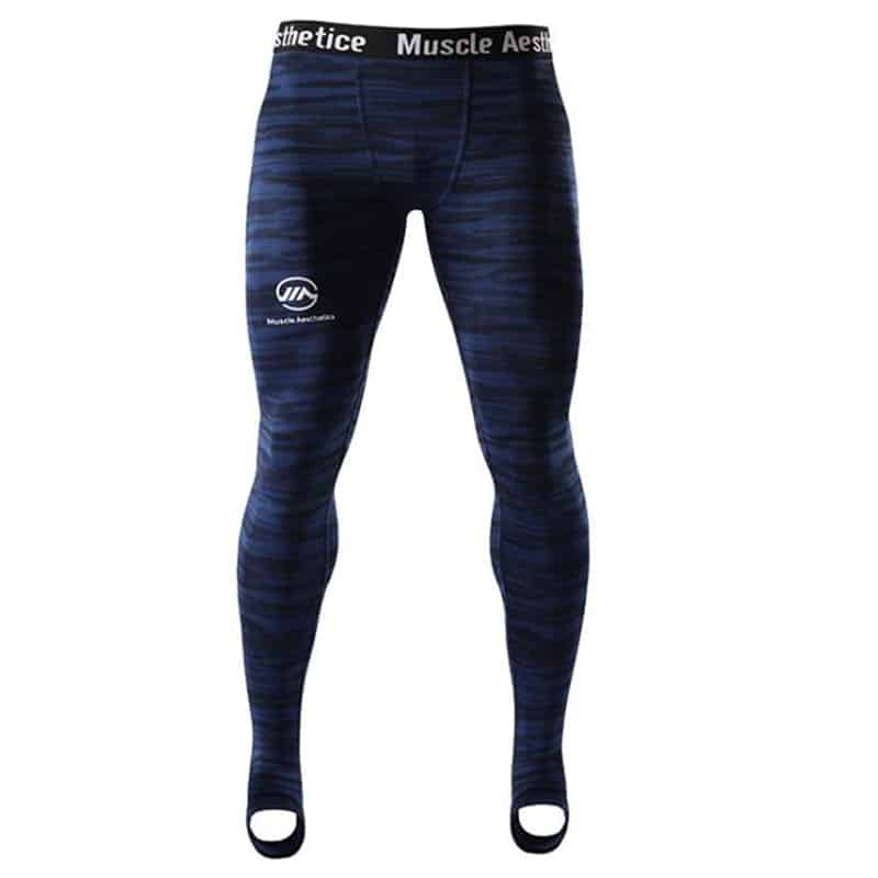 Men's Compression Tight Leggings for Running - Blue Force Sports