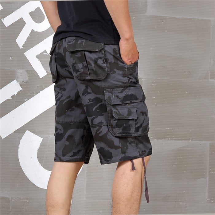 Men's Camouflage Knee Length Shorts - Blue Force Sports