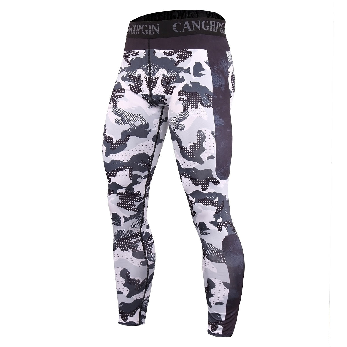 Men's Compression Tight Leggings for Running - Blue Force Sports